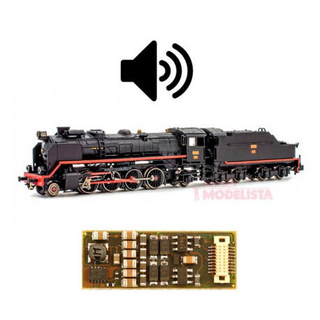 Sound decoder for RENFE Mikado (coal), 6 pins. D&H