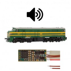 Decoder con sonido para las 318 RENFE, 6 pins.