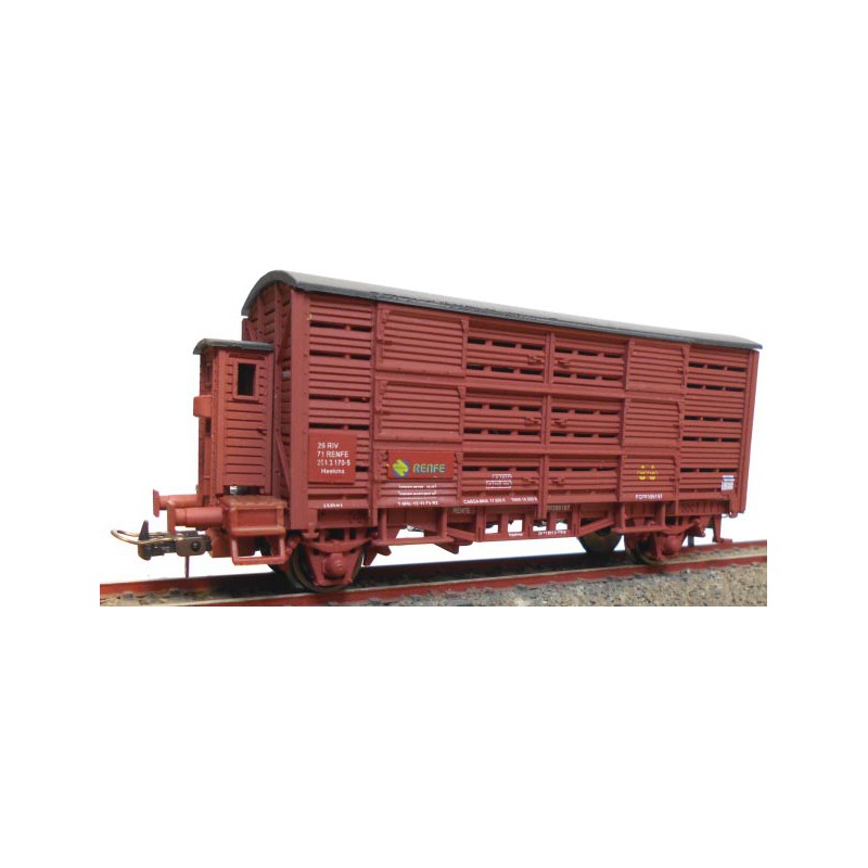 Cattle wagon, RENFE.