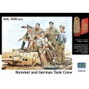 Rommel and German Tank Crew, DAK, WW II era. MASTER BOX 3561 Rommel and German Tank Crew, DAK, WW II era. MASTER BOX 3561