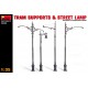 Tram supports and street lamp. MINIART 35523