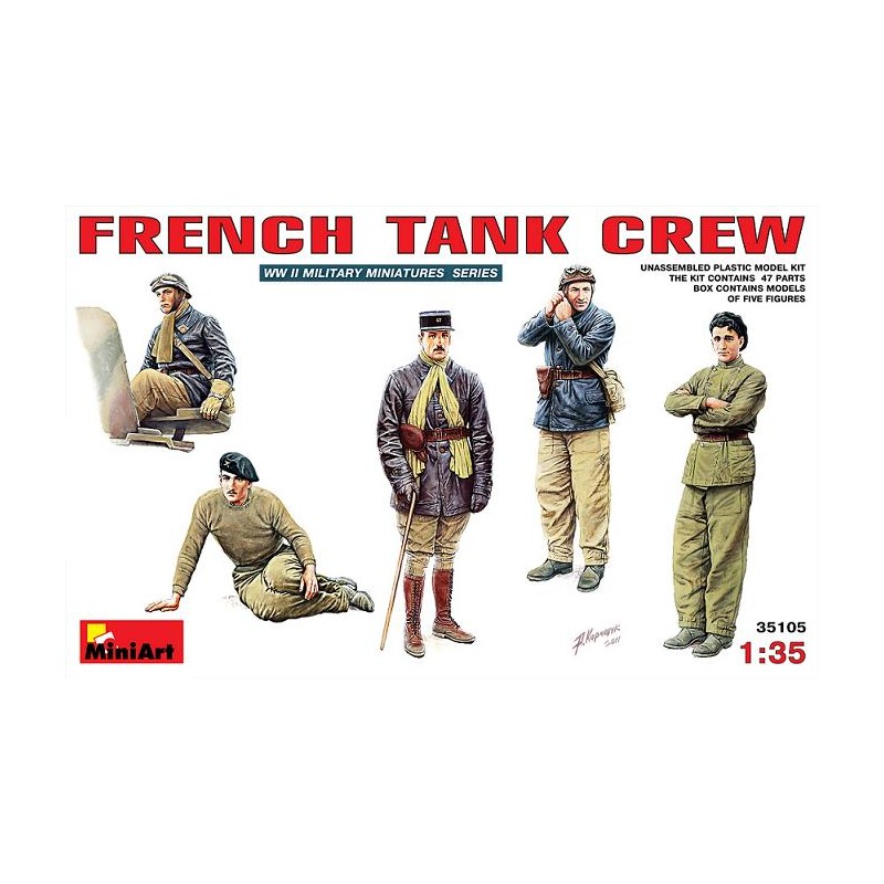 Tripulación francesa. MINIART 35105