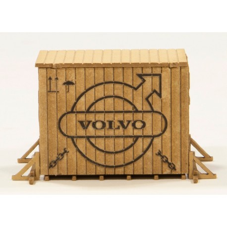 Volvo wooden box.