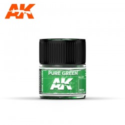 Verde puro (RAL 6037), 10ml. Cores reais.