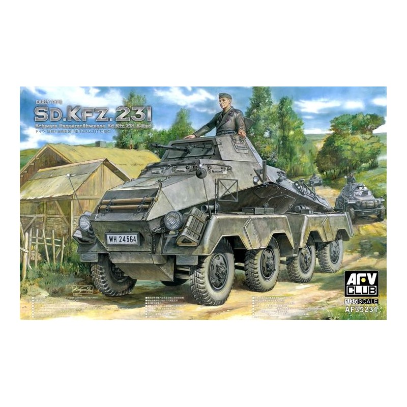 Vehículo Sd. Kfz. 231 de 8 ruedas. AFV CLUB 35231