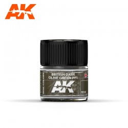 Britânico verde oliva escuro PFI, 10ml. Cores reais.