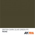 Verde oliva oscuro británico PFI , 10ml. Real Colors.