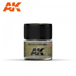Britischer heller Schlamm, 10ml. Echte Farben.