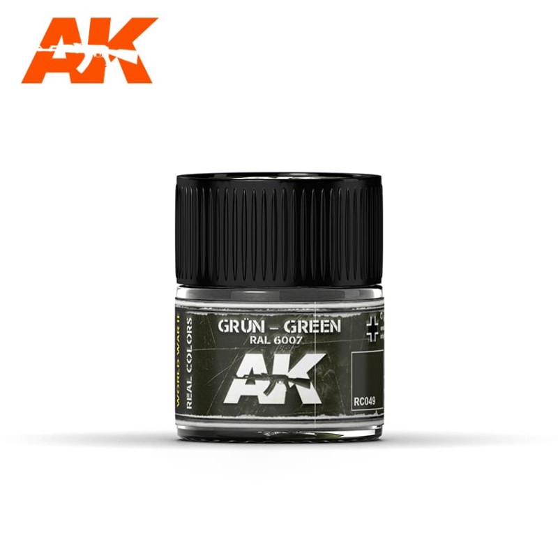 Grün-Green (RAL 6007), 10ml. Real Colors. Grün-Green (RAL 6007), 10ml. Real Colors.