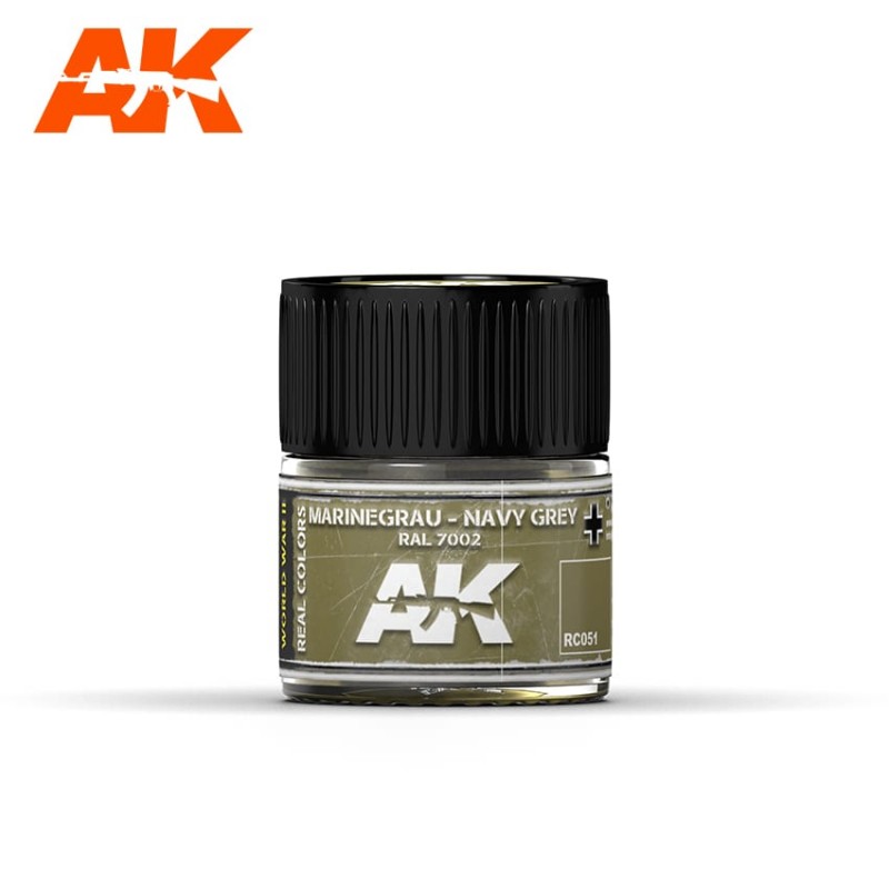 Marinegrau-Navy Grey (RAL 7002), 10ml. Real Colors. Marinegrau-Navy Grey (RAL 7002), 10ml. Real Colors.