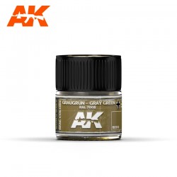 Graugrün-Grüngrau (RAL 7008), 10ml. Echte Farben.
