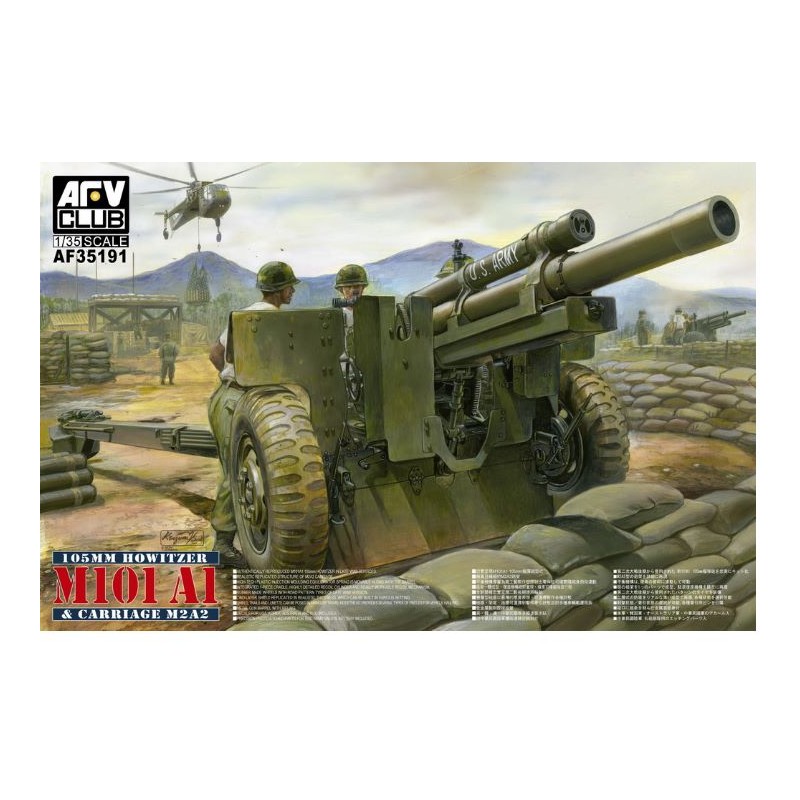 Cañón anticarro M101 A1. AFV CLUB 35191