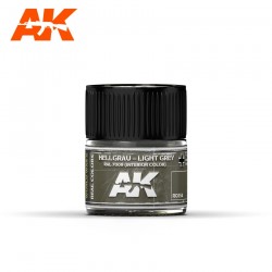 Hellgrau-Light Grey (RAL 7009) (cor interior), 10ml.
