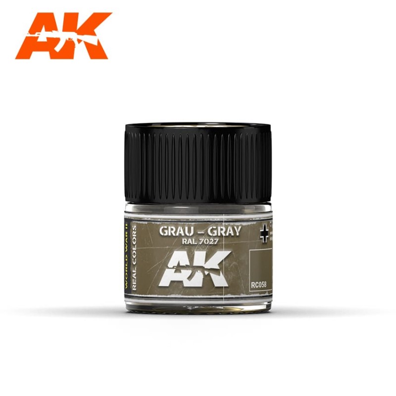 Grau-Gray (RAL 7027), 10ml. Real Colors. Grau-Gray (RAL 7027), 10ml. Real Colors.