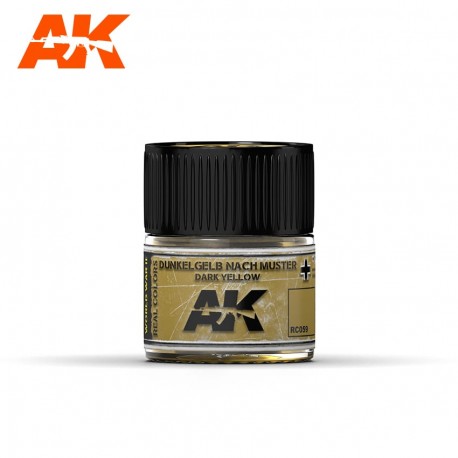 Dunkelgelb Nach Muster Dark Yellow, 10ml. Real Colors.