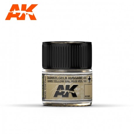 Dunkelgelb Ausgabe 44 Amarillo oscuro (RAL 7028), 10ml. Real Colors.