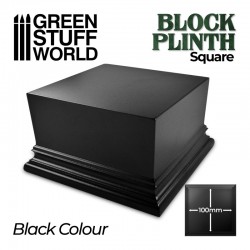 Square top display plinth 10x10 cm.