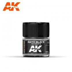 Nato Black (RAL 9021 F-9), 10ml. Real Colors.