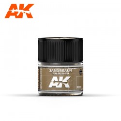 Sandbraun (RAL 8031-F9), 10ml. Echte Farben.