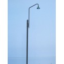 Wood light pole.