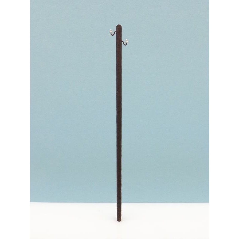 Electric wood pole.