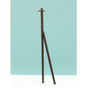 Electric wood pole, with support. RB 2850