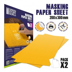 Papier de masquage (x2).