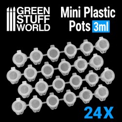 Mini-Plastikdosen 3 ml (x24).