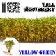 Tall shrubbery, yellow green.