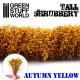 Tall shrubbery, autumn yellow.