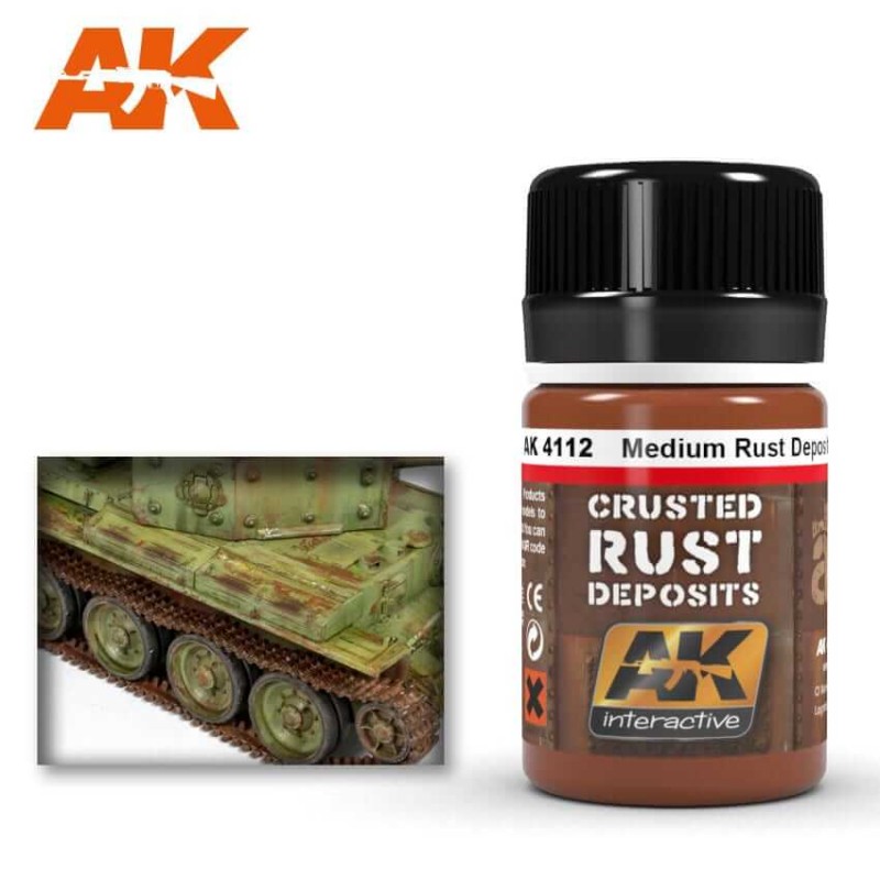 Medium rust deposit. 35 ml. Medium rust deposit. 35 ml.