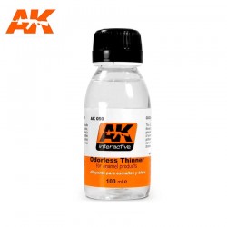 Diluente para esmaltes inodoros. 100 ml.