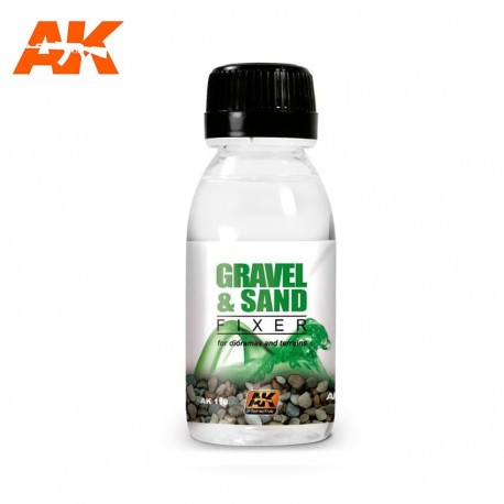 Gravel and sand fixer. 100ml.