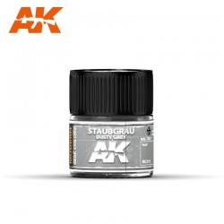 Staubgrau-Dusty Grey (RAL 7037), 10ml. Echte Farben.