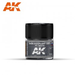 Dunkles Auberginegrau (FS 36076), 10ml. Echte Farben.