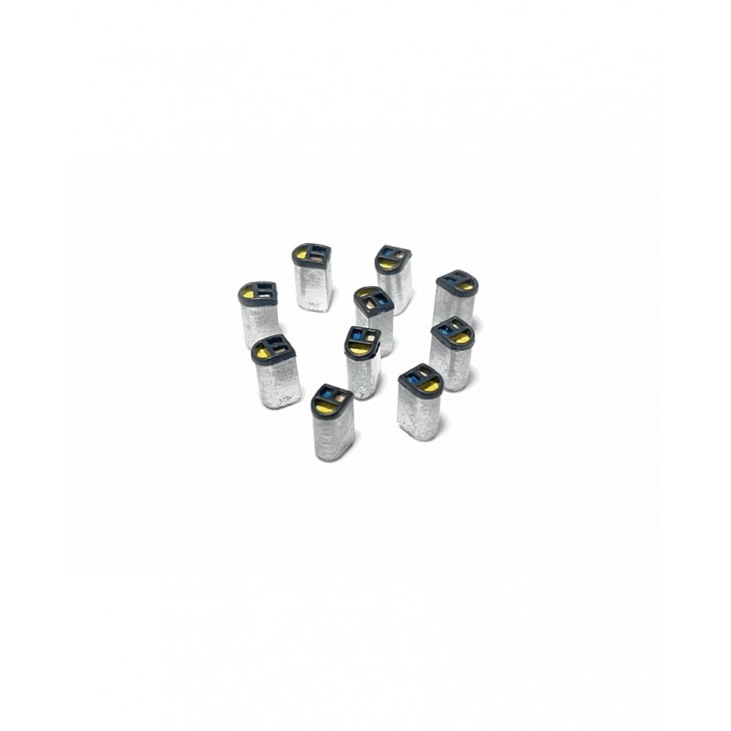 Papeleras de reciclaje (x10).