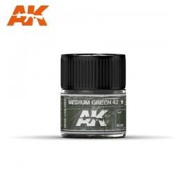 Mittelgrün 42, 10ml. Echte Farben.
