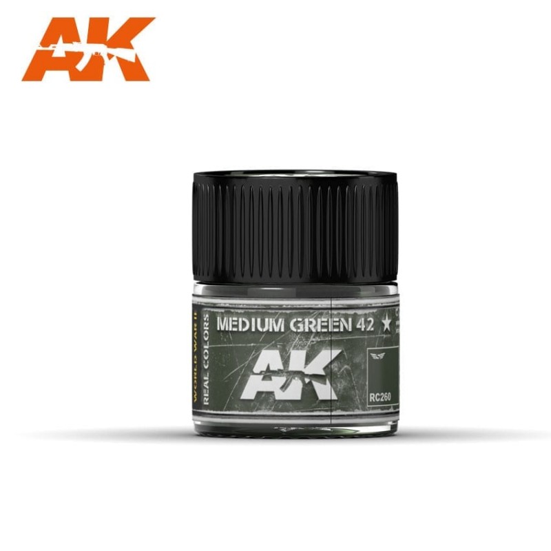 Medium Green 42, 10ml. Real Colors. Medium Green 42, 10ml. Real Colors.