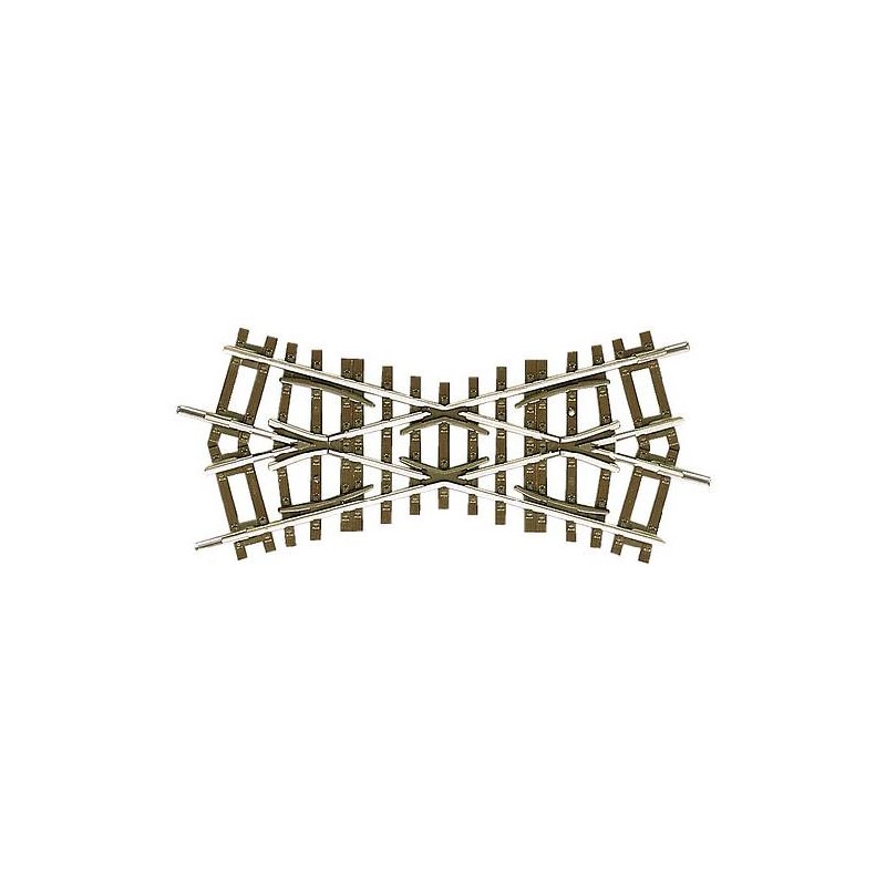 Cruce simple, sin desvío. 30 grados. ROCO 42498