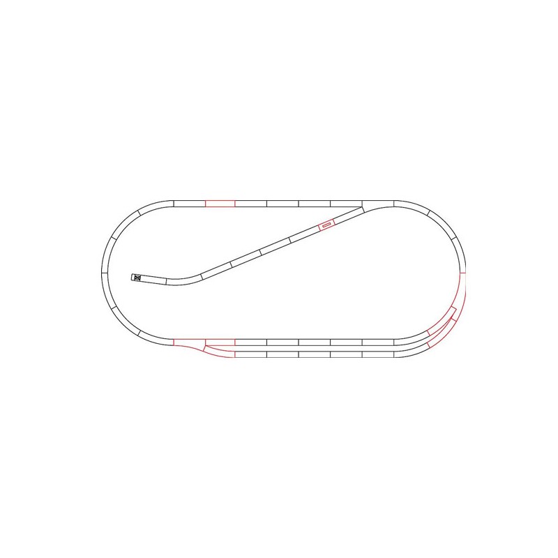 Geoline track set C. ROCO 61102