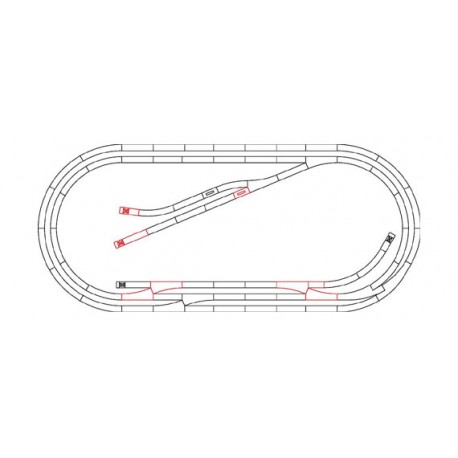 Geoline track set E. ROCO 61104