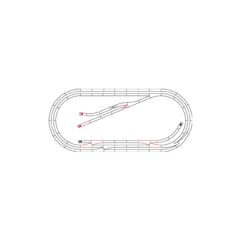 Geoline track set E. ROCO 61104 Geoline track set E. ROCO 61104
