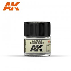AE-9 / AII Hellgrau, 10ml. Echte Farben.