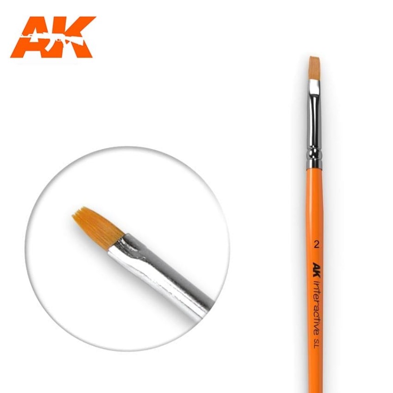 Brush flat Nº2. Brush flat Nº2.