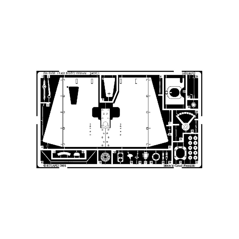 Fotograbado: T-34/76 Model 1943/ChTZ (Tamiya).