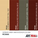Set de Colores Interiores de la 2ª Guerra Mundial del Ejército Alemán