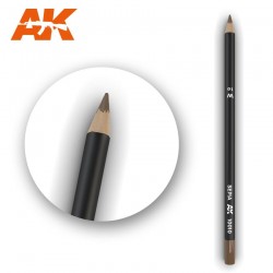 Aquarellstift: sepia.