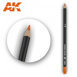 Watercolor pencil strong ocher.