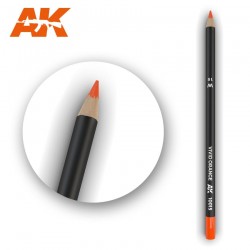 Watercolor pencil strong ocher.