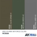 Set de colores Fuerza Aérea del Ejército de los EEUU. Set de colores Fuerza Aérea del Ejército de los EEUU.
